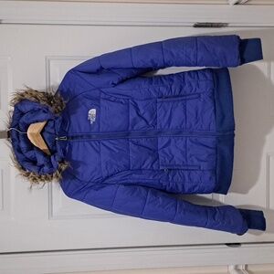 The North Dace Fake Fur Hoodie Jacket